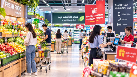 Thị trường bán lẻ Việt Nam thay đổi theo xu hướng mua sắm mới